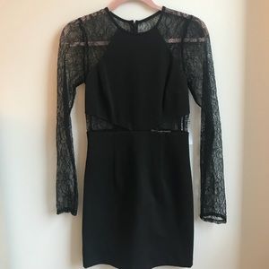 NWT 🆕 BCBGeneration Black Lace Panel Dress